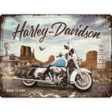 Peltikyltti Harley Davidson