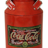Peltinen Coca Cola tonkka / purkki