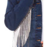 Scully Naisten Farkkutakki Bling -hapsuilla