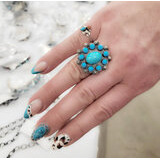 Sleeping Beauty Turquoise -sormus