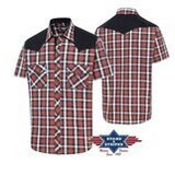 Lyhythihainen westernpaita Stars & Stripes