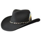 Stetson Amasa VitaFelt Western hattu, musta