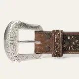 Stetson Hair-on-Hide Tooled Leather Vyö