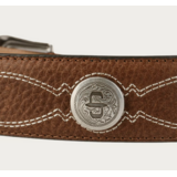 Stetson Pebble Leather Basket Weave Vyö