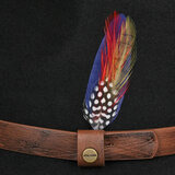  Stetson Western Woolfelt Musta