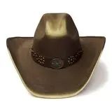 Suede Finish Sunburst, ruskea -westernhattu