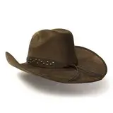 Suede Finish Sunburst, ruskea -westernhattu
