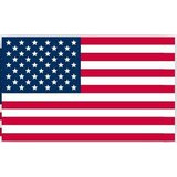 USA-lippu Tarra - 12,7*7,5cm