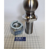Vetokuula kromattua rautaa 50mm kiinnityskara 1-1/4" 10000 lbs