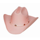 Cattleman Pink Straw Hat
