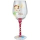 Lasinen viinilasi - Betty Boop