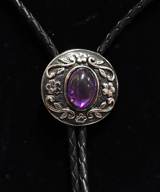  Bolo-kravatti Purple Stone