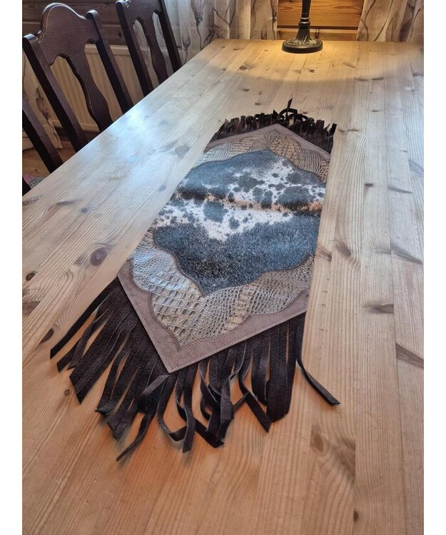Kaitaliina lehmäntaljasta ruskea täplikäs-beige 98 cm