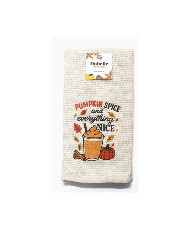  Keittiöpyyhe Syksyaiheinen - Pumpkin spice and everything nice