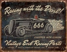 Peltikyltti Racing with Devil