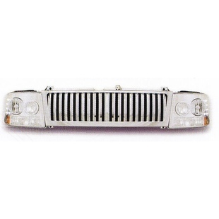 Kromimaski LED-ajovaloilla Silverado 1999-2002, Suburban / Tahoe 2000-06