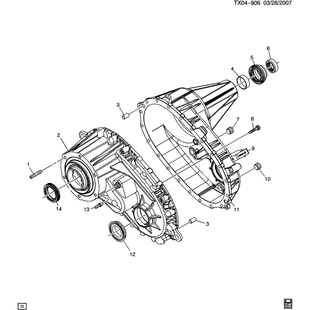 Jakovaihteiston ulostuloakselin akselitiiviste GM 1990-2014