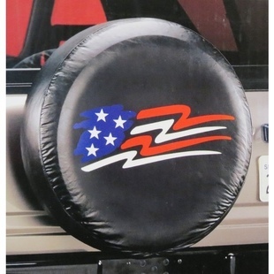 Varapyörän pussi USA-flag (68,6 - 78,8 cm)