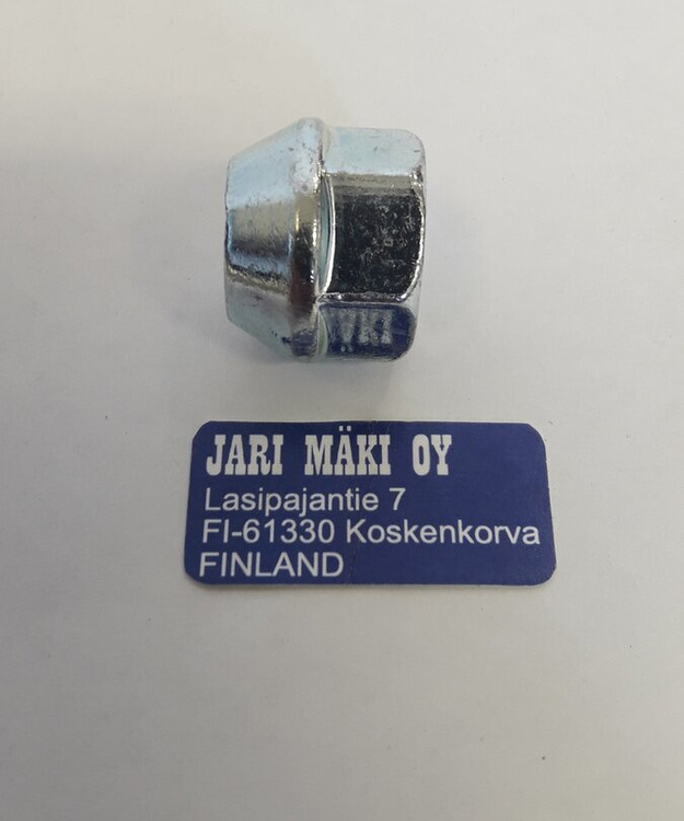 Alumiinivanne avo mutteri sinkitty M14X1.5