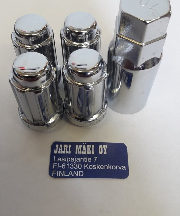 Alumiinivanne lukkomutteri sarja M14X1.5