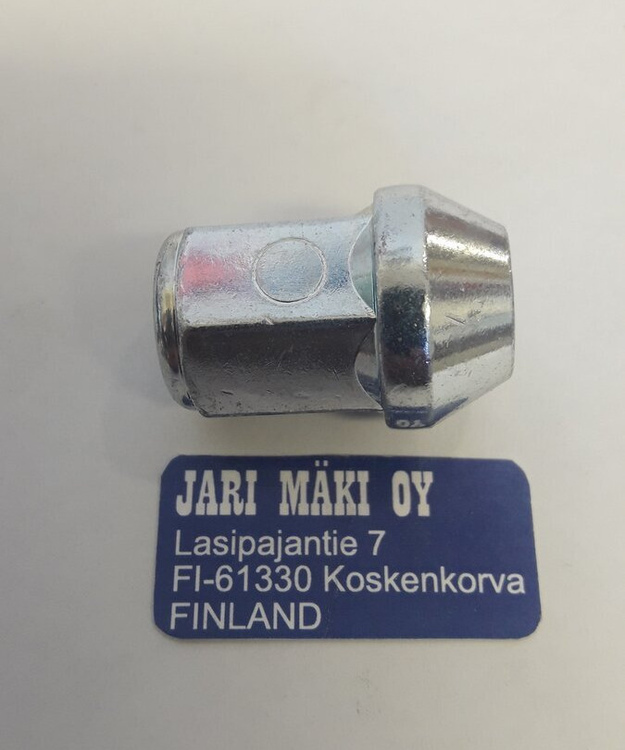 Alumiinivanne mutteri 1/2"-20 sinkitty umpinainen