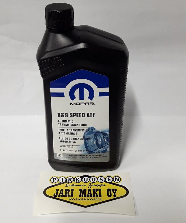 Automaattivaihteisto öljy Mopar ZF 8&9 speed 946ml