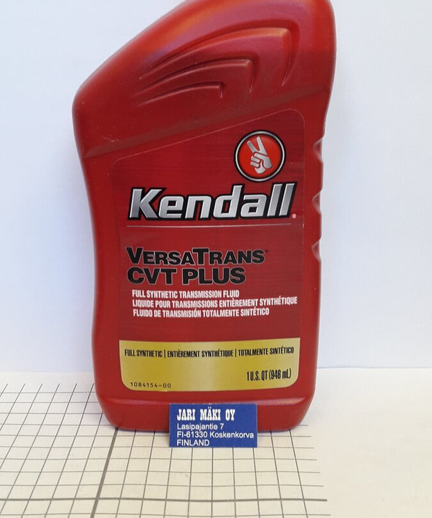 Automaattivaihteistoöljy Kendall Versatrans CVTPLUS 948ml