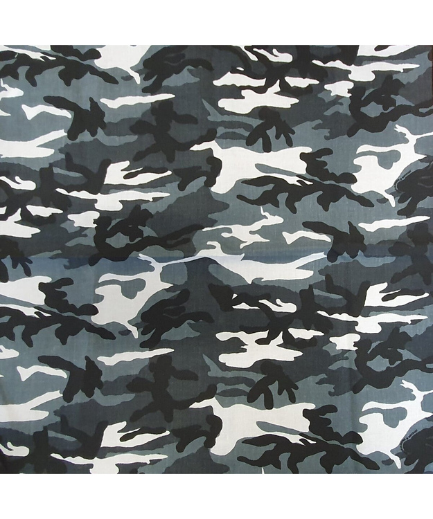 Bandanna huivi Camo harmaa