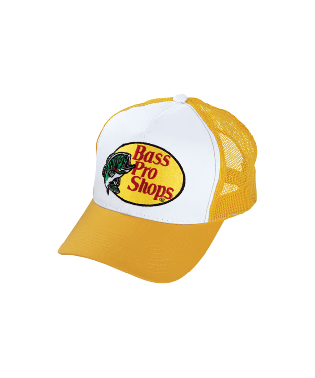 Bass Pro Shops Brodeerattu Logo Mesh Lippalakki Gold