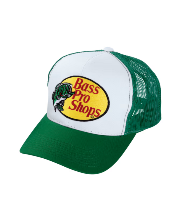 Bass Pro Shops Brodeerattu Logo Mesh Lippalakki Green