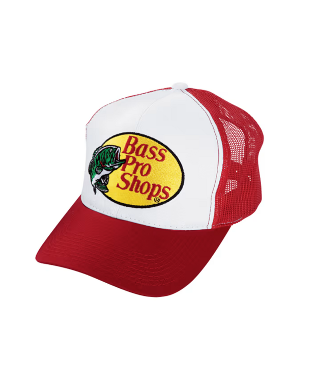Bass Pro Shops Brodeerattu Logo Mesh Lippalakki Red