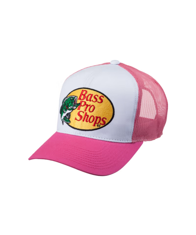 Bass Pro Shops Brodeerattu Logo Mesh Lippalakki pINK
