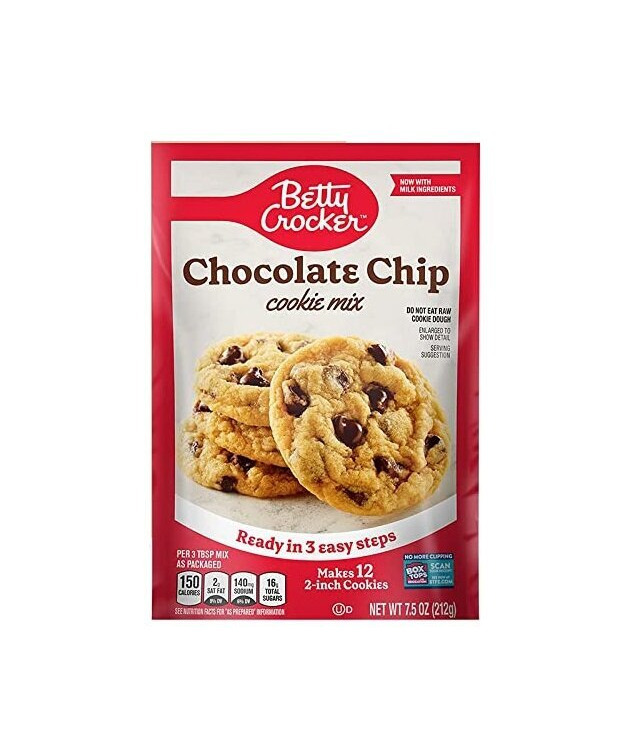 Betty Crocker Chocolate chip cookie mix 212g