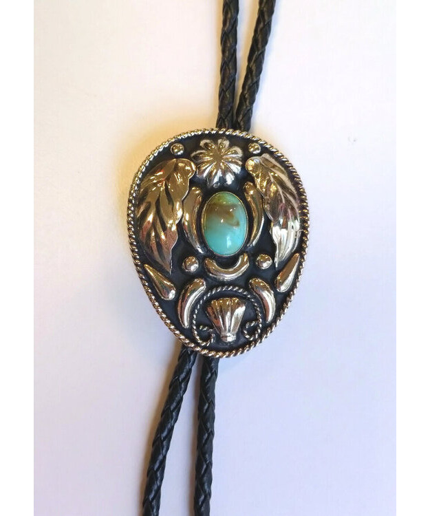 Bolo-kravatti turkoosi