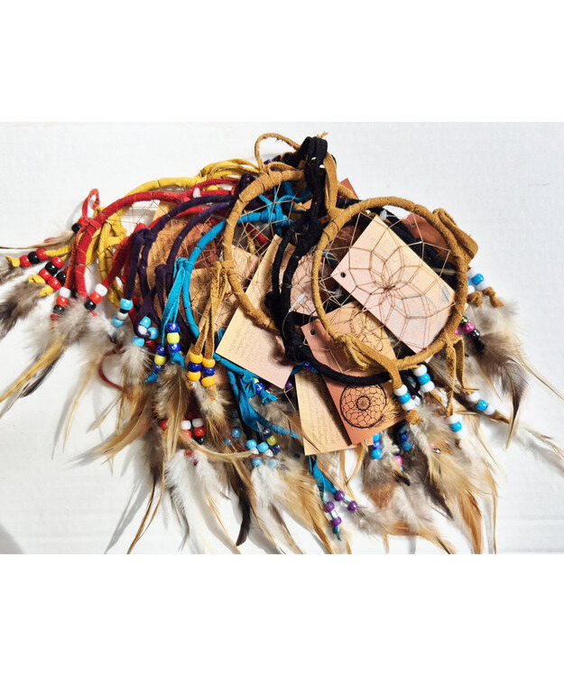 Buffalo Dream Catcher - intiaanikäsityö 4", eri värejä