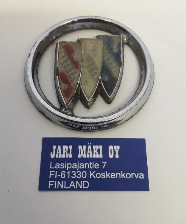 Buick merkki metallia 2.2"