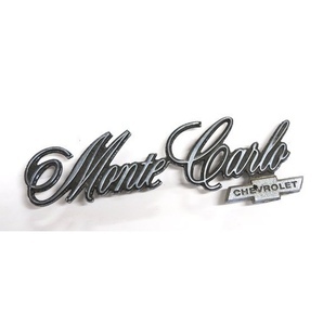 Metallimerkki Chevrolet Monte Carlo 1976-77