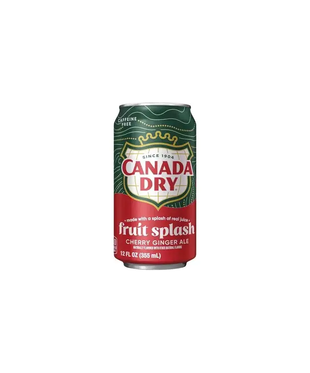 Canada Dry Fruit Splash Cherry Ginger Ale 355ml