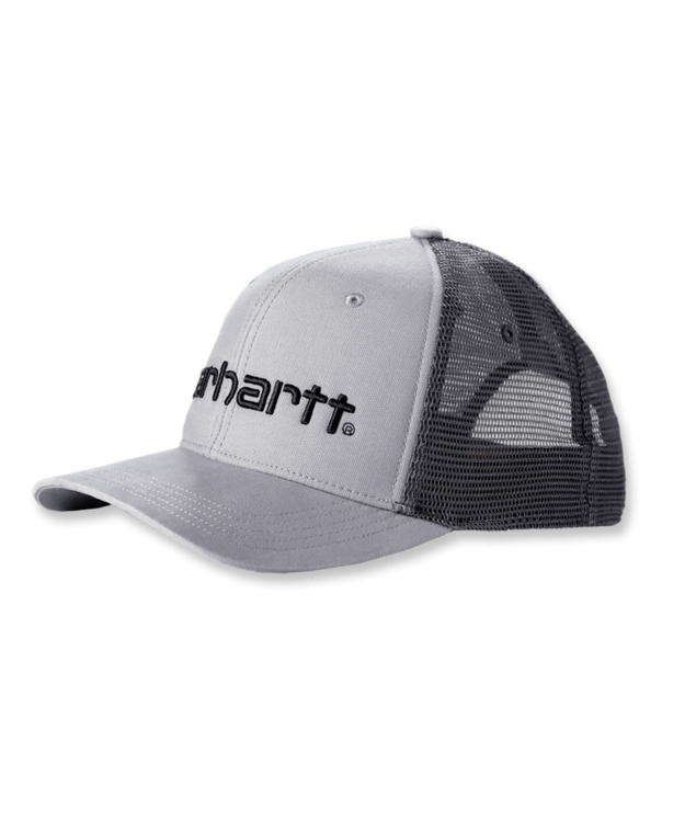 Carhartt Canvas Mesh-Back Logo Graphic Lippalakki Harmaa