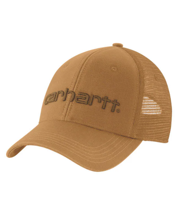 Carhartt Canvas Mesh-Back Logo Graphic Lippalakki Ruskea