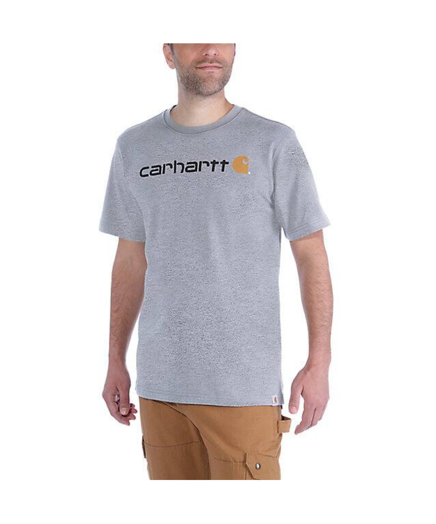 Carhartt Dearborn Relaxed Logo T-paita Vaalea Harmaa