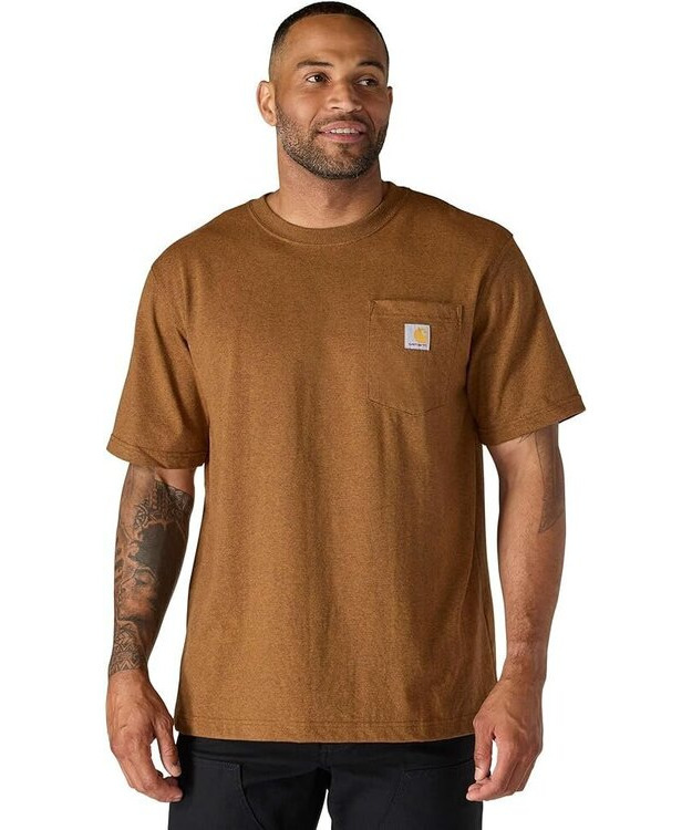 Carhartt Dearborn Relaxed Pocket T-paita Ruskea