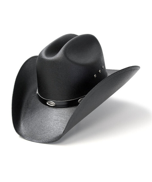 Cattleman Straw Hat Kids (musta)