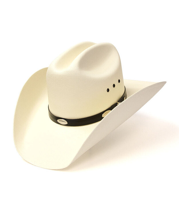 Cattleman Straw Hat (valkoinen)