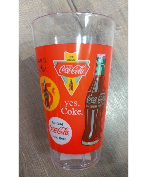 Coca Cola muovinen juomalasi