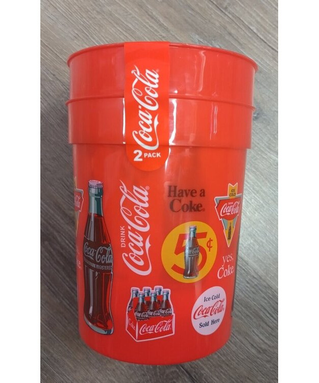 Coca Cola muovinen kulho/kuppi 2-pack