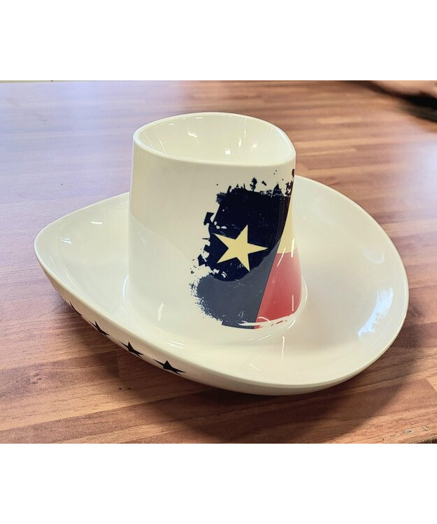 Cowboy-hattu sipsikulho