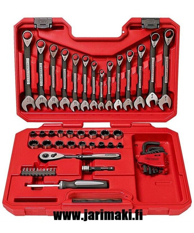 Craftsman työkalusarja 56-osainen (tuuma-/millikoko)