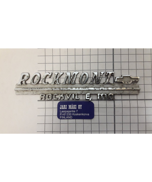 Dealer merkki metallia Rockmont Chevrolet