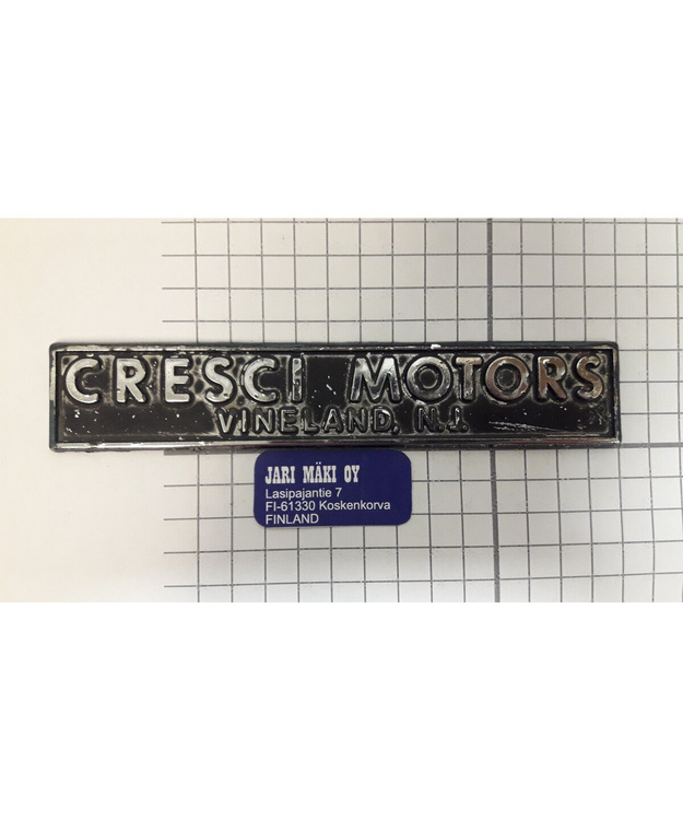 Dealer merkki metallia Cresci Motors